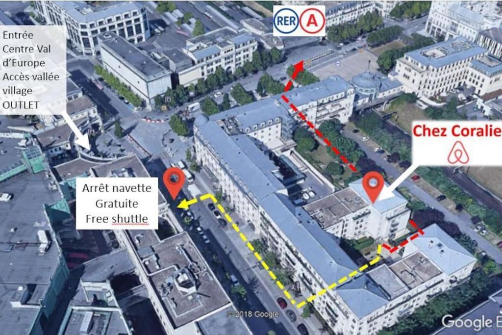 Disneyland Paris, Appartement 70M², Parking Prive Serris Exterior photo